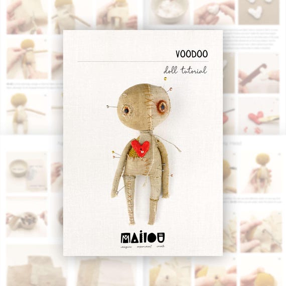 ブードゥーチャイル　Voodoo Chile ハンドメイド VOODOO DOLL | Crochet & Mixed Media PDF Tutorial - Etsy