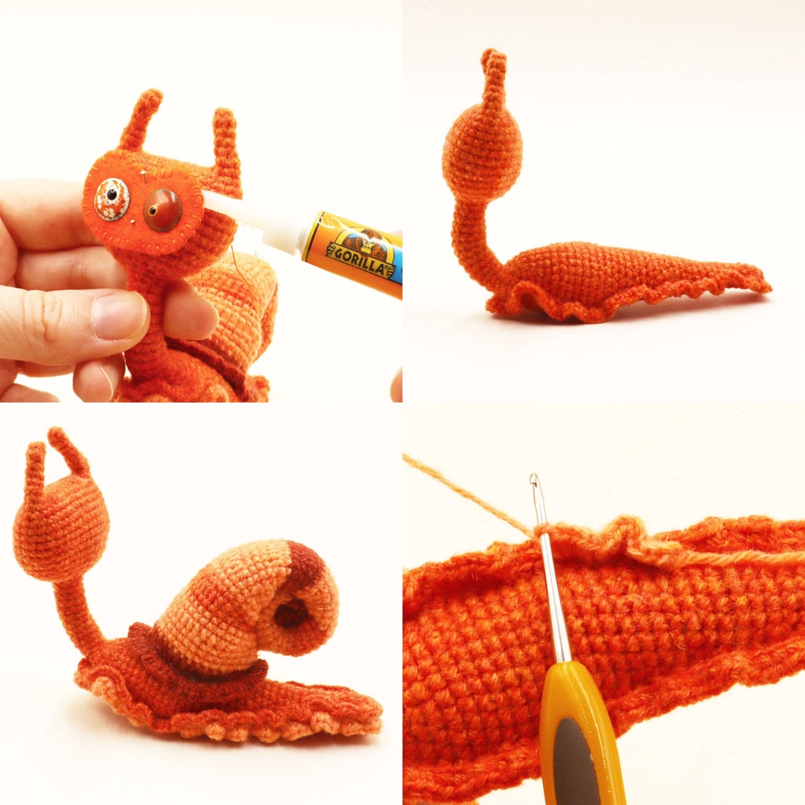 SNAIL | Amigurumi Crochet PDF Tutorial - Etsy