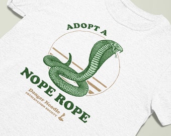 面白いヘビのTシャツ – ノーロープ、デンジャーヌードルを養子にしよう