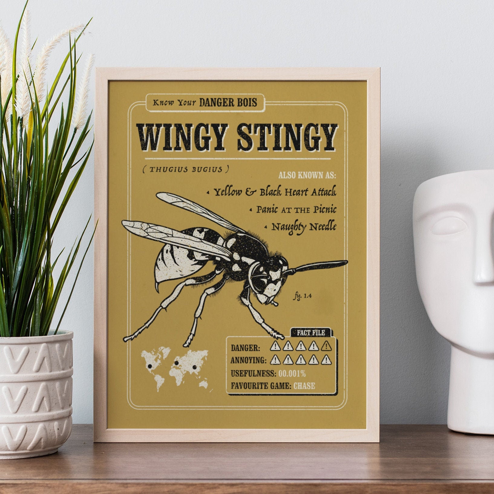 Funny Wasp Wall Art Know Your Wingy Stingy AKA Wasp Poster - Etsy Funny Wasp Wall Art Know Your Wingy Stingy AKA Wasp Poster - Etsy
