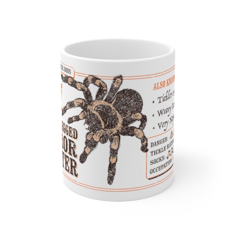 Funny Spider Mug Connaissez votre hamster dhorreur à plusieurs pattes AKA Tarentule Cadeau daraignée image 3