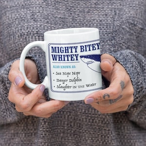 Funny Shark Mug – Mighty Bitey Whitey, Sea Nope Nope