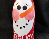Painted Face Snowman