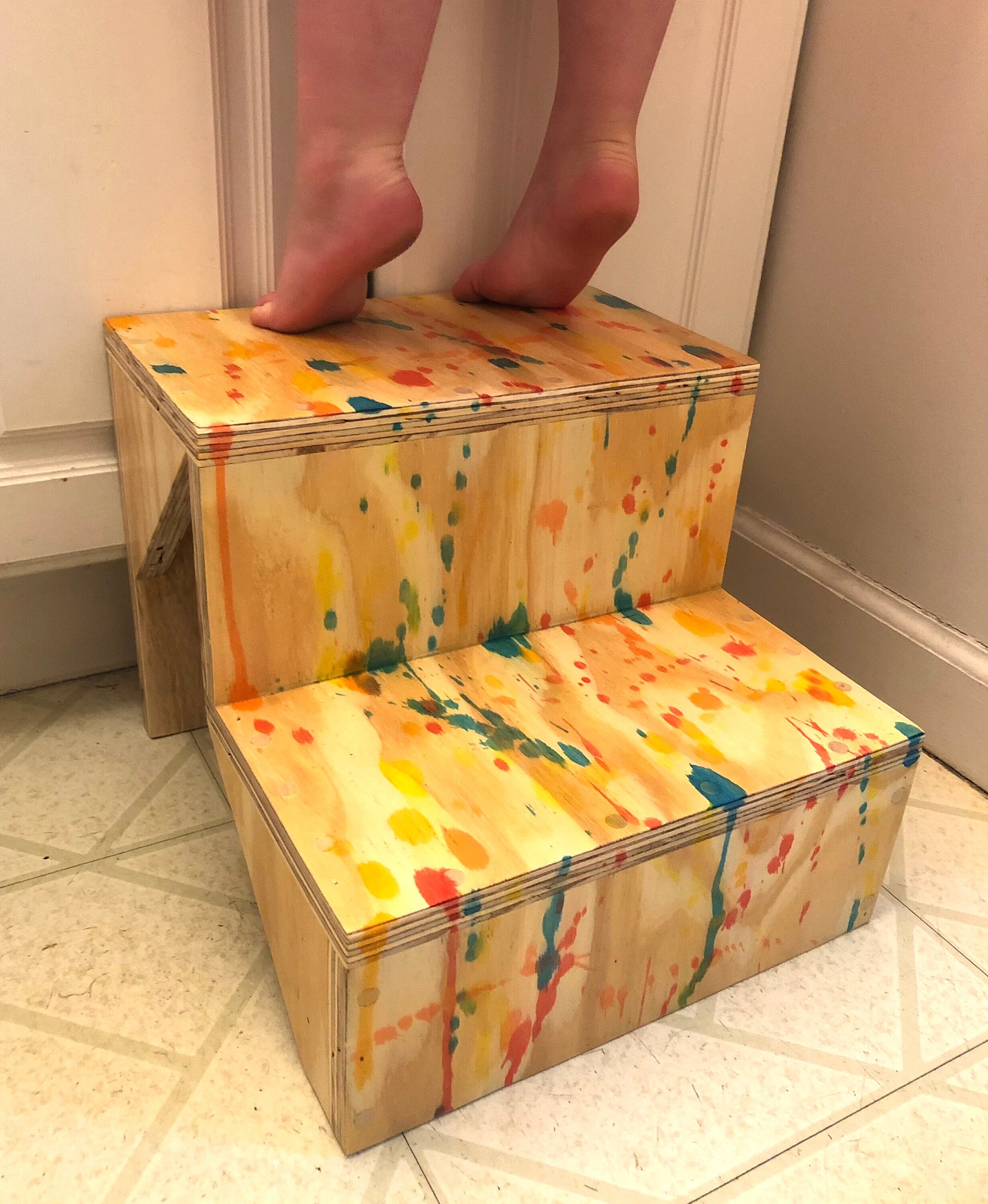 Rainbow 2024 step stool