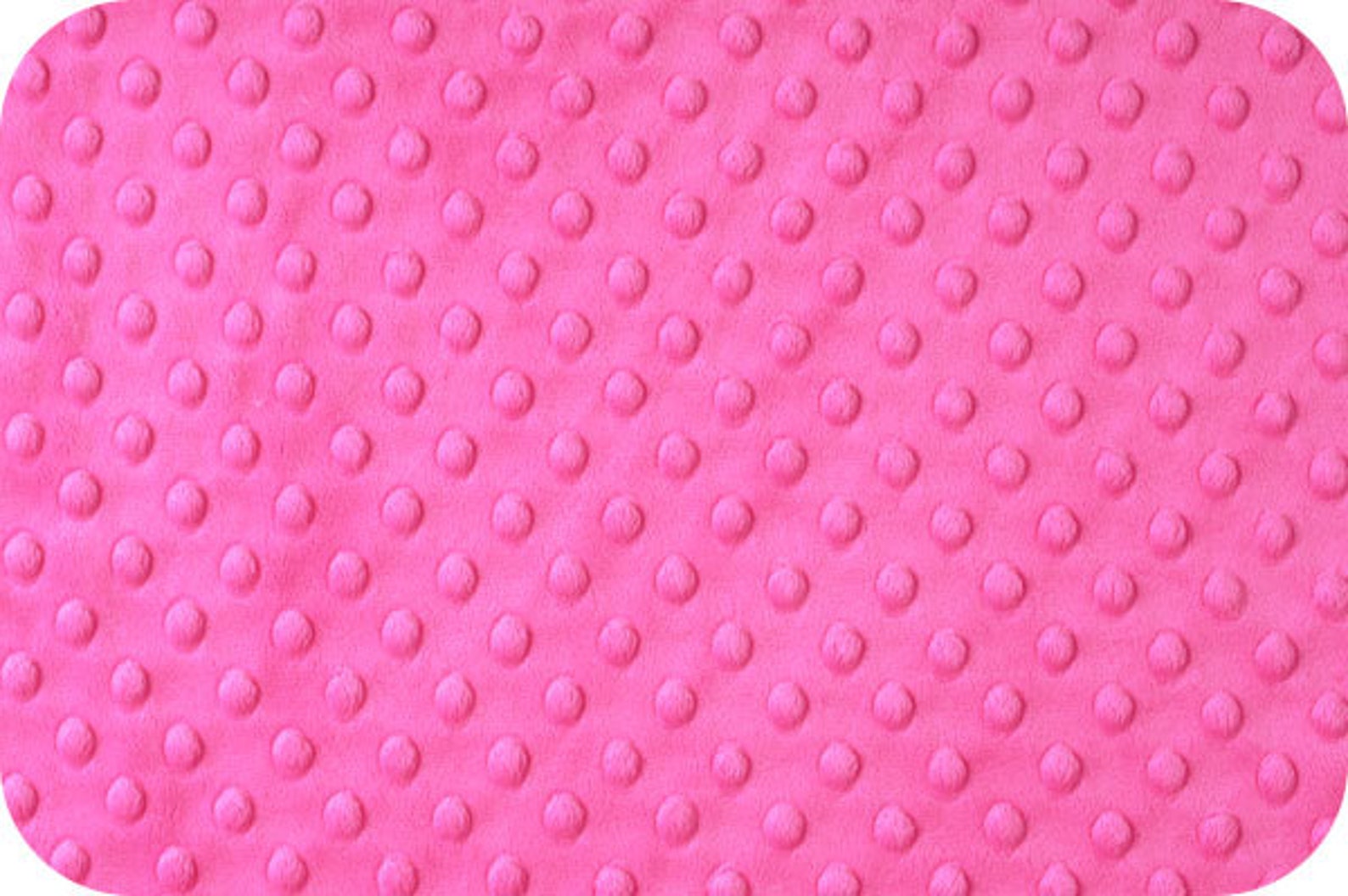 Fuchsia Cuddle Minky Dimple Dot Fabric Shannon Fabrics Hot Etsy