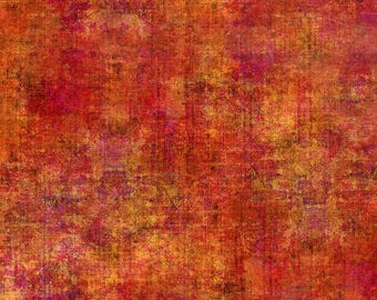 Halcyon Orange Quilting Cotton Fabric by In the Beginning Fabrics Designer Jason Yenter