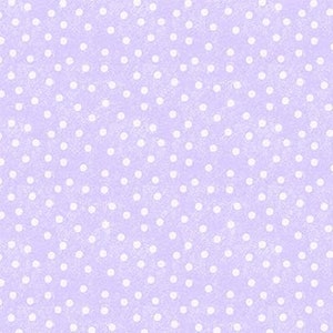 Soft Dot Lilac Cotton Fabric - Wondrous Woodlands Line By Michael Miller - Lavender - Cut to Order