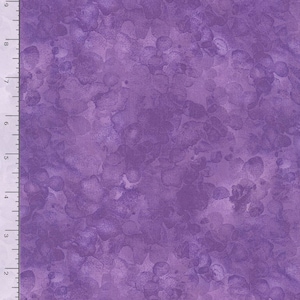 Iris Lavender Solid-ish Watercolor Basics Cotton Fabric by Timeless Treasures Fabrics Cut to Order