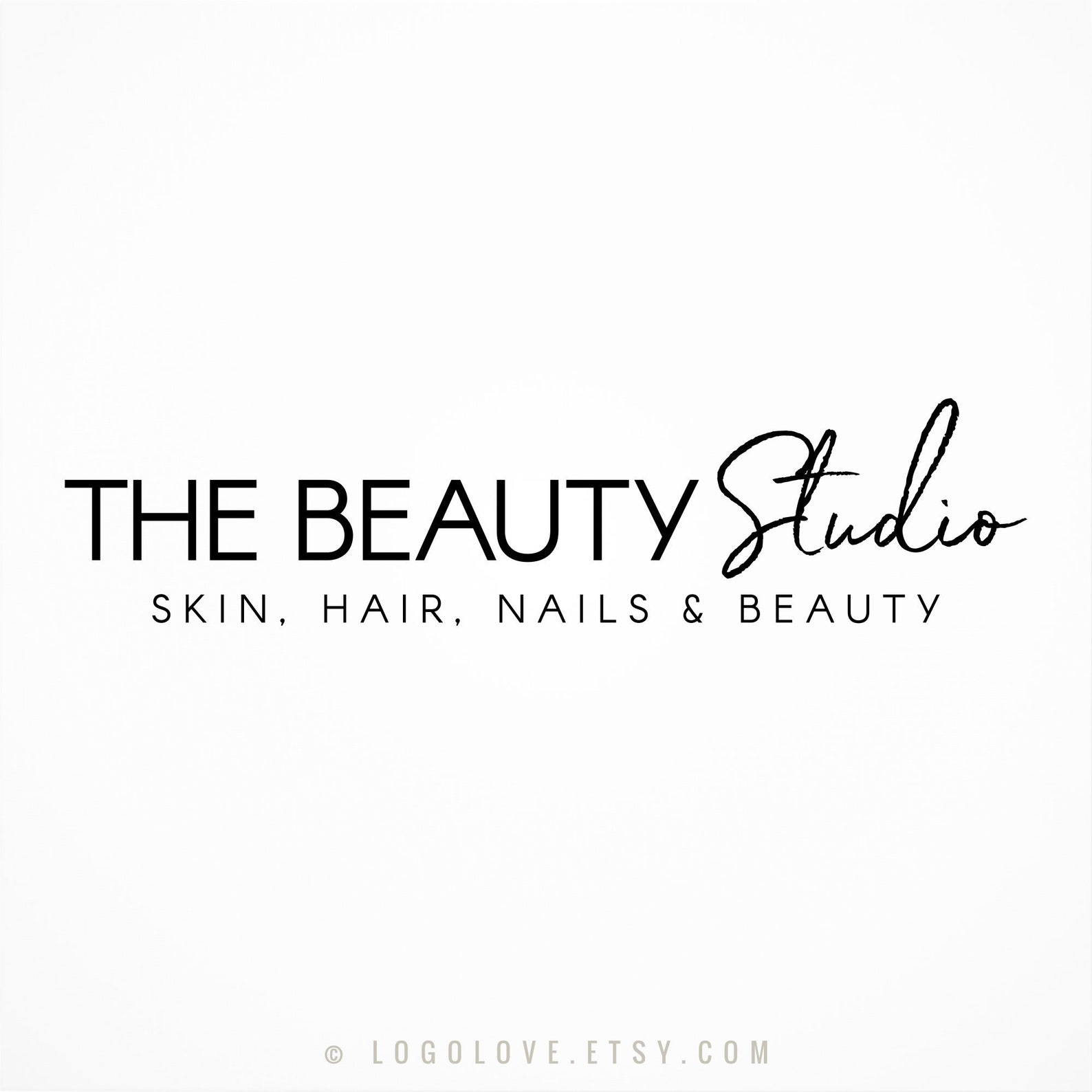 The Beauty Studio Premade Logo Design - Etsy
