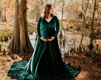 plus size green velvet