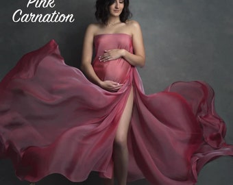 silky maternity dress