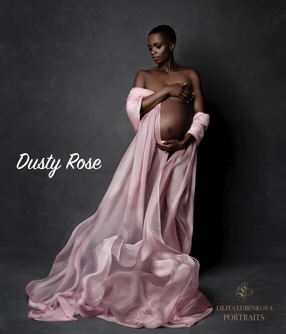 silky maternity dress