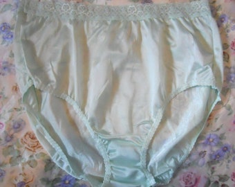 NEW WHITE SOEN NYLON BRIEF PANTIES NWT XL