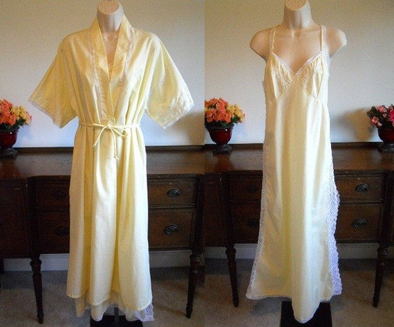 Vintage 1960's French Maid La Cie Nightgown and Ho