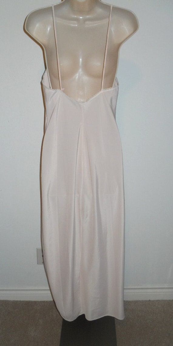 Vintage Kayser Petal Pink Peignoir Negligee Set ~… - image 6