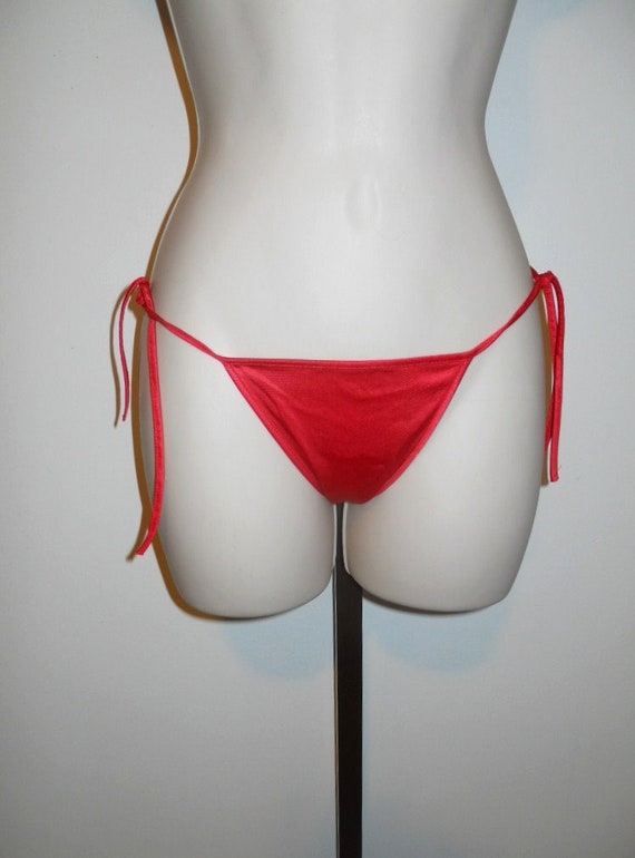 SEXY Vintage Red Nightgown & Bikini Panty Set ~ 1… - image 4