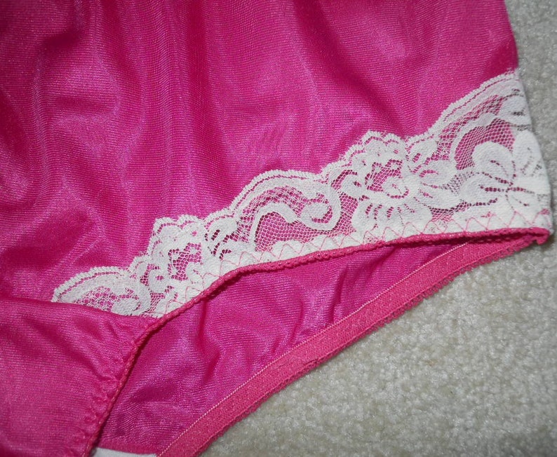RARE Vintage Hanna Panties 1970's Deep Rose Pink Silky | Etsy