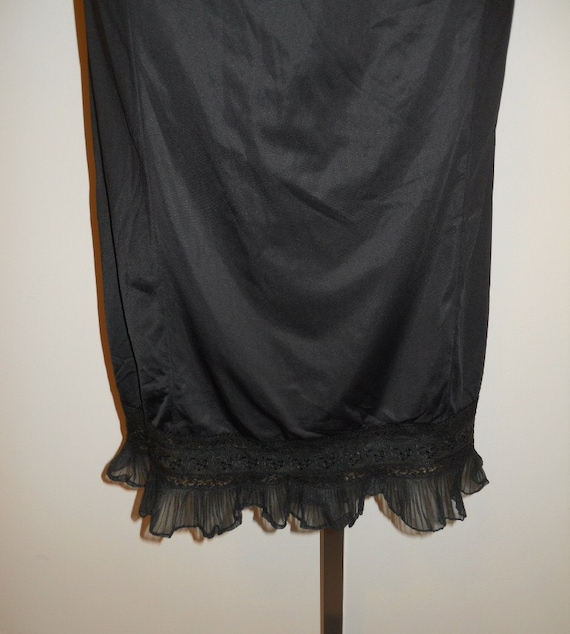 Vintage Gaymode Black Half Slip Petticoat 1960's Pi… Gem