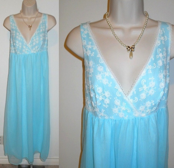 baby blue nightgown