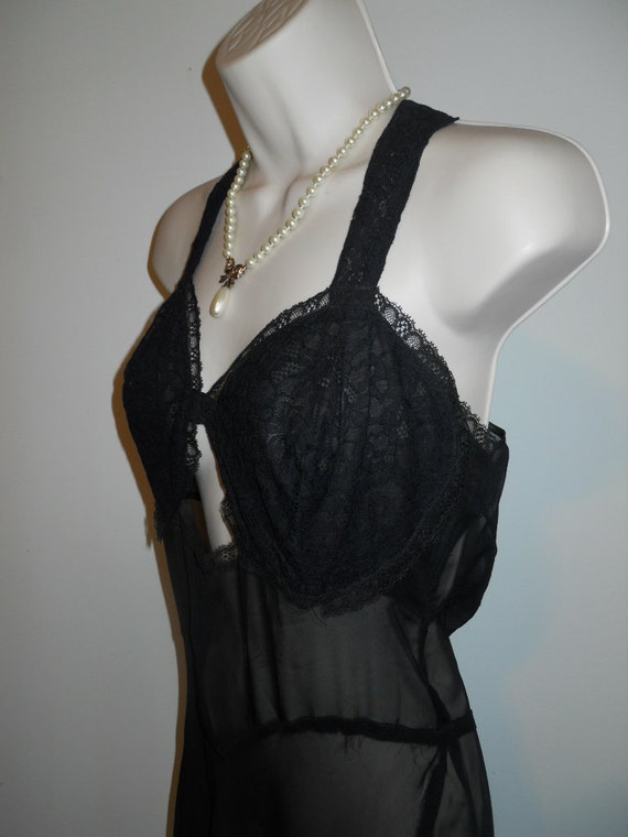 Vintage 1940's Ideal Lingerie Ultra Sheer Extra L… - image 5