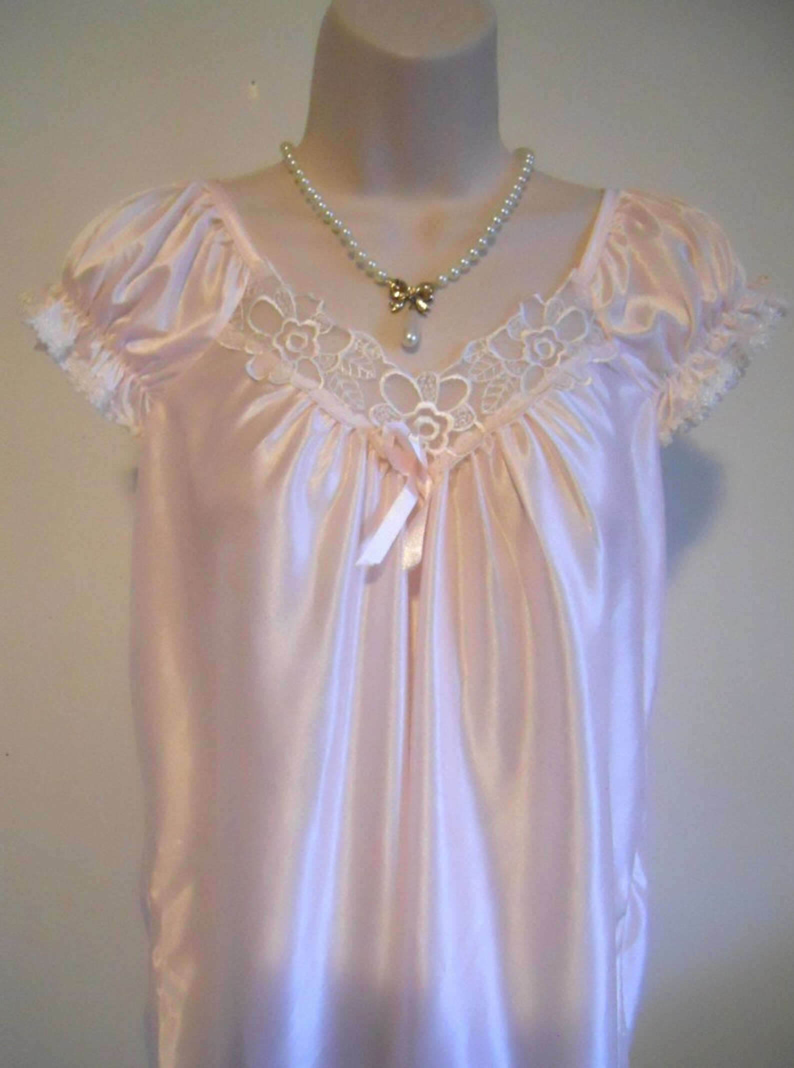 Vintage Baby Doll Pajamas Pypjamas Petal Pink Silky Nylon Etsy UK