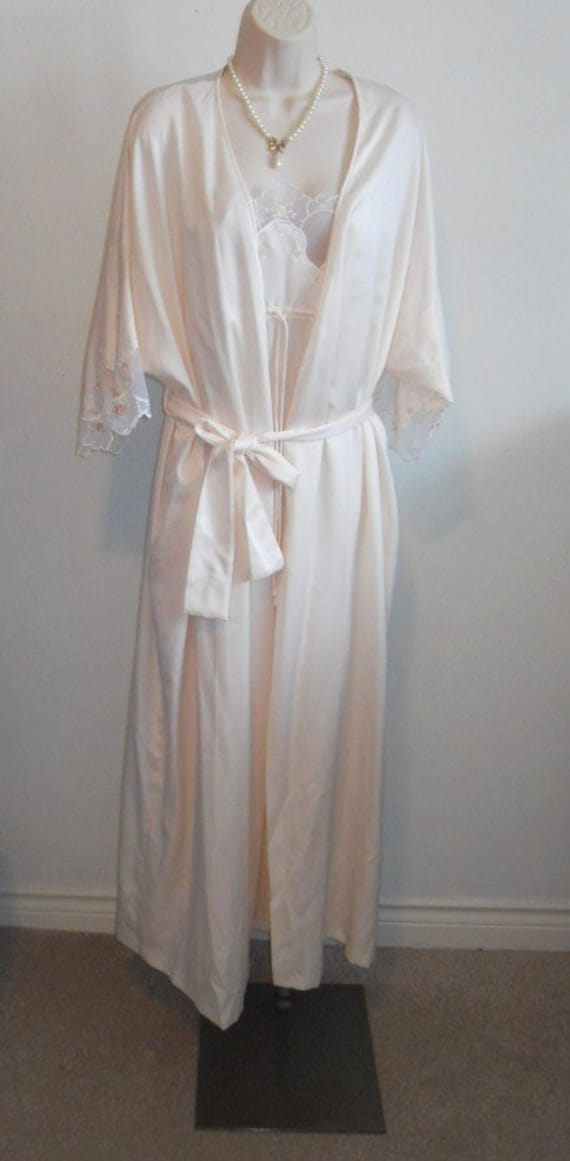 Vintage Linda Lingerie Peignoir Negligee Set ~ P