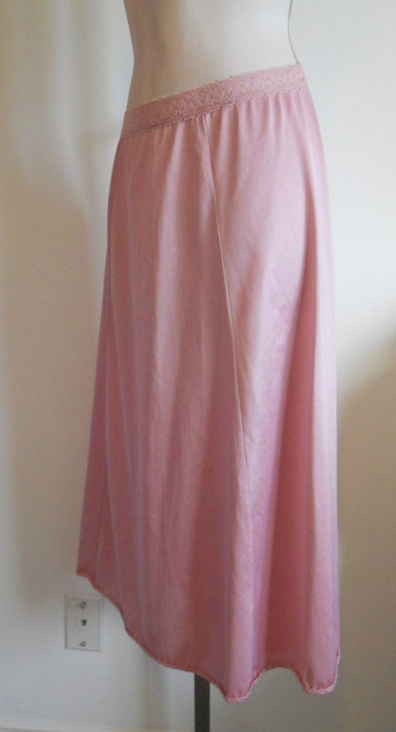 Vintage KAYSER Dusty Rose Pink Nylon Half Slip Petticoat S-tall - Etsy