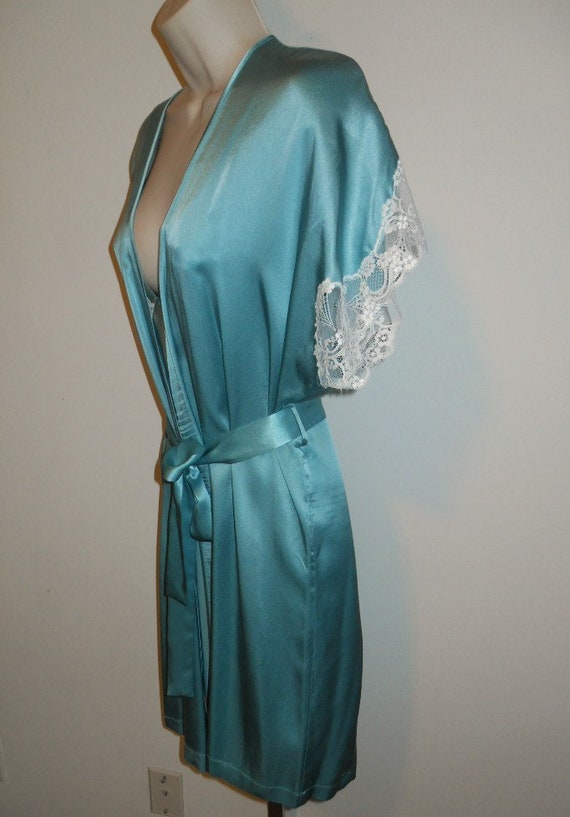 Vintage Patricia Fieldwalker Silk Peignoir Set ~ … - image 6