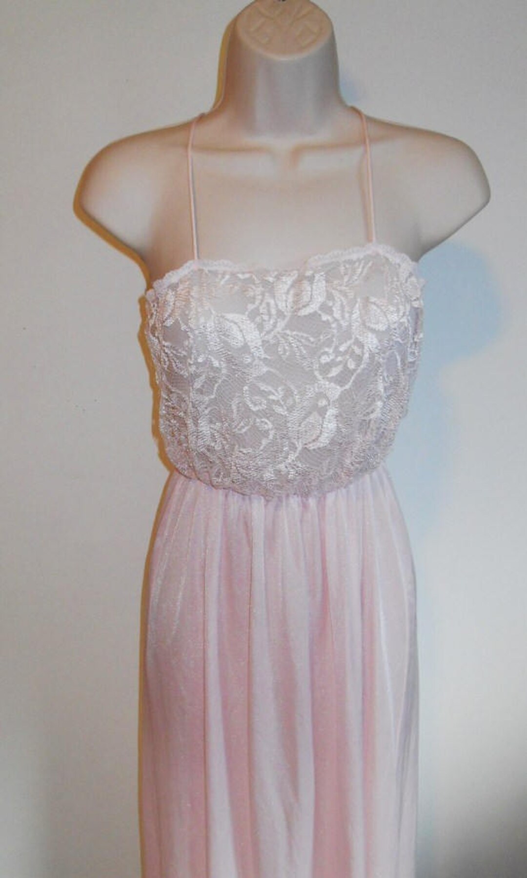 Vintage 1970's Flair Nightgown Extra Long Pink Nightgown Etsy