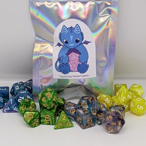Mystery Dice Set || D&D Mystery Dice || Surprise Dice Set