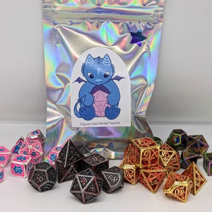 Mystery METAL Dice Set || D&D Mystery Dice || Surprise Dice Set