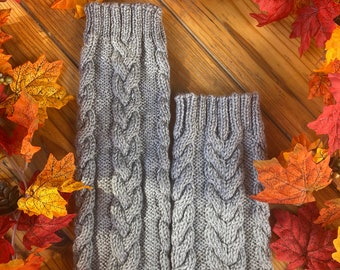 Cozy Handmade Knit Leg Warmers