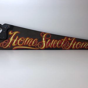 Painted Hand Saw