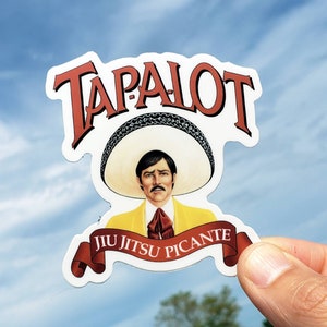 Jiu jitsu sticker - BJJ - mma  - original design - Parody TapAlot - Jiu Jitsu picante - BJJ gift - BJJ sticker