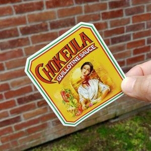 Jiu jitsu sticker - BJJ - mma  - original design - Parody Chokeula - Jiu jitsu guillotine sauce - BJJ gift - BJJ sticker