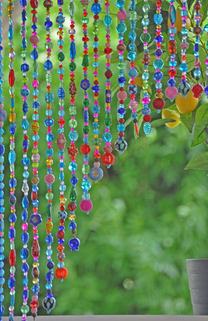 Unique Home Decor, Arch Shape, Artistic Beaded Curtain for the Doorway