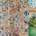 Bohemian Colorful Hand Made Beaded curtain, (made to order)