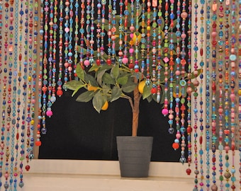 Rideau de Perles 95x200cm - Rideau Décoratif pour Séparation - Style