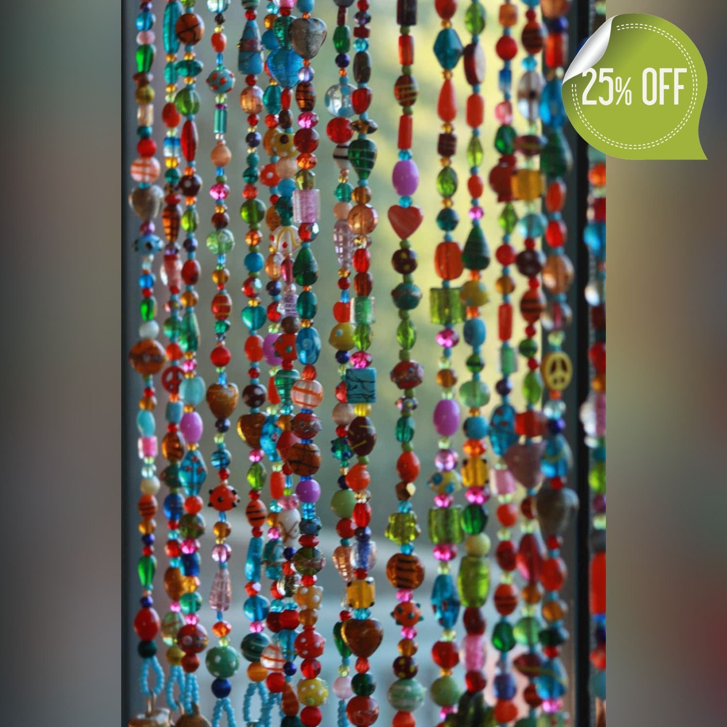 Beaded Curtains Any Size/ Made in Ukraine/ Door Beads/ Beaded -   Portugal