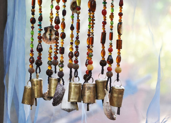 Door Beaded Curtains Door Beads With Sea Shells Seashells Etsy