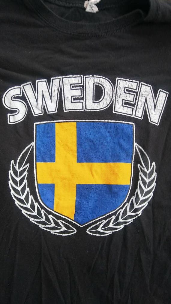 Vintage Sweeden T-Shirt 1990's Super Soft Faded X-