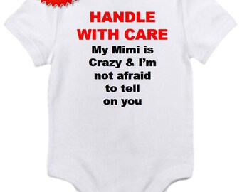 i love my mimi onesie