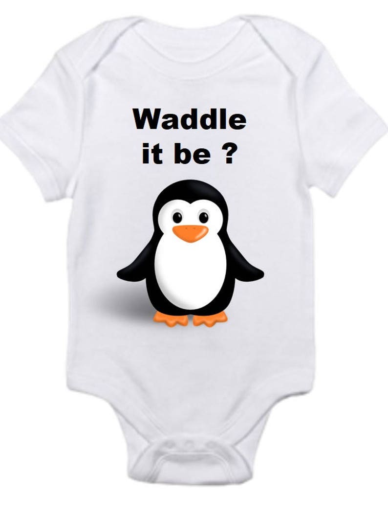 Waddle it be penguin Gerber onesie you pick size newborn / 0-3 | Etsy