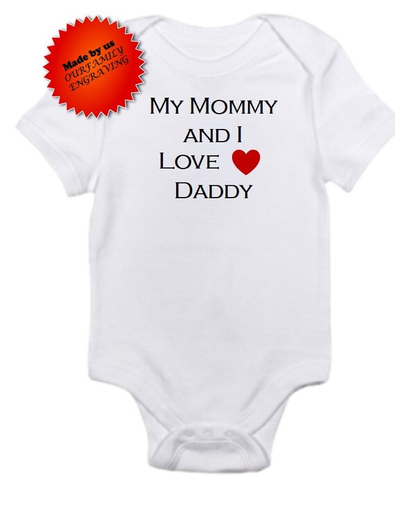 i heart daddy onesie
