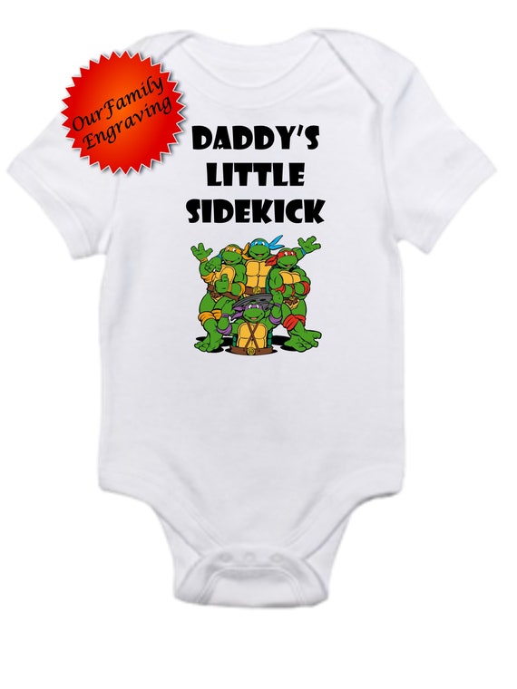 ninja turtle onesie baby