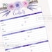 A5 Address Book for Planner, Contacts Printable Page Half Size Insert ...