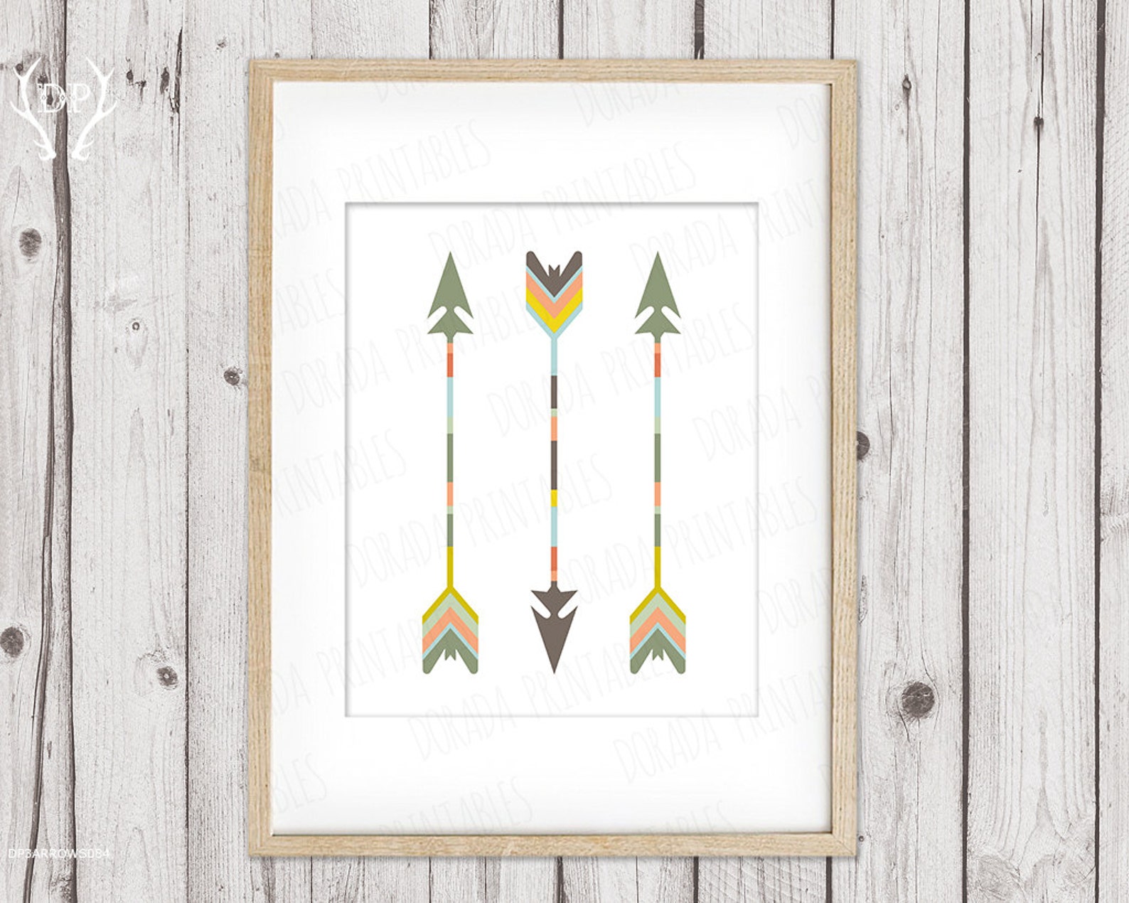 Three Arrows Printable Wall Art Nursery Decor Tribal - Etsy