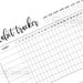 PERSONAL Size Habit Tracker Planner Insert, Monthly Daily Routine ...