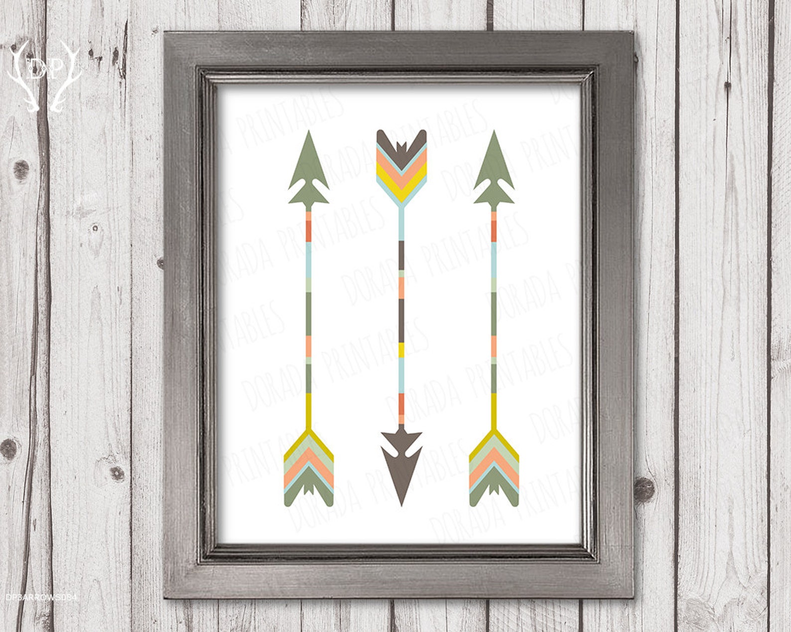 Three Arrows Printable Wall Art Nursery Decor Tribal - Etsy