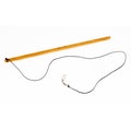 Cat fishing pole with hook for interchangeable toys Tulipwood pole only, sustainable, Handmade in UK